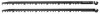 Bosch 2-piece HCS saw blade set TF 300 M For wood 2608632119