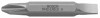 Bosch Double ended bit S 1,0x5,5; PH2; 45 mm 2607001738