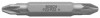 Bosch 3-piece double ended bit set PZ1; PZ1; 45 mm 2607001741