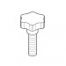TREND WP-PRT/79 MITRE FENCE KNOB M6 X 25MM MALE
