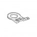 TREND WP-T10/110 DUST SPOUT RETAINING CLIP  T10