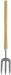 Carbon Steel Weeding Fork with Intermediate Length Ash Handle