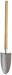 Carbon Steel Trowel with Intermediate Length Ash Handle