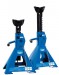 Pair of Pneumatic Rise Ratcheting Axle Stands (3 tonne)