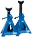 Pair of Pneumatic Rise Ratcheting Axle Stands (5 tonne)