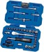 DRAPER Expert 40 Piece 1/4\" Sq. Dr. MM/AF Combined Socket Set