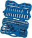 DRAPER Expert 149 Piece 1/4, 3/8, 1/2\" Sq. Dr. Metric Socket and Socket Bit Set