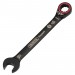 Draper Expert HI-TORQ®  Metric Reversible Ratchet Combination Spanner, 15mm, Black