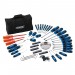 Screwdriver and Bit Set with Case, Blue (100 Piece)