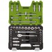 Draper Expert Combined MM/AF Socket Set, 3/8\" Sq. Dr., Green (41 Piece)