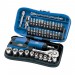 Draper Expert Socket and Bit Set, 1/4\" Sq. Dr. (39 Piece)