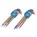 Draper Expert Metric Long Arm TX-STAR® and Hex Key Set, Colour Coded (18 Piece)