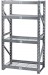 DRAPER Expert Heavy Duty Steel 4 Shelving Unit - 1040 X 610 X 1830mm