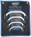 DRAPER 4 Piece Half Moon (Obstruction) Ring Spanner Set