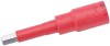 DRAPER Expert 1/2\" Sq. Dr. VDE Approved Fully Insulated 10mm Metric Hexagonal Socket Bit