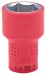 DRAPER Expert 24mm 1/2\" Sq. Dr. VDE Approved Fully Insulated Draper Expert Hi-Torq® Metric VDE Socket