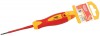 DRAPER Expert 2.5mm X 75mm Fully Insulated Plain Slot Screwdriver. (Display Packed)