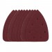 Detail Sanding Sheets with Hook and Loop, 140mm, 80 Grit, SSD6 (Pack of 10)