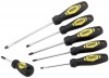 DRAPER DIY Series 6 Piece Soft Grip Screwdriver Set