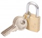 DRAPER DIY Series 20mm Brass Cylinder Padlock
