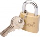 DRAPER DIY Series 25mm Brass Cylinder Padlock