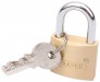 DRAPER DIY Series 30mm Brass Cylinder Padlock