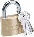 DRAPER DIY Series 50mm Brass Cylinder Padlock