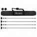 Rollingdog Dust Barrier Poles, 1.4-3.3m (7 Piece)
