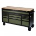 BUNKER® Workbench Roller Tool Cabinet, 15 Drawer, 61\", Green