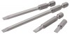 DRAPER Expert 3mm 1/4\" Hex. Plain Slot Insert Bit 100mm Long X 1