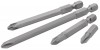 DRAPER Expert No.1 1/4\" Hex. Cross Slot Insert Bit 100mm Long X 1