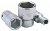 6MM 1/4\" SQUARE DRIVE ELORA HEXAGON SOCKET