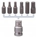 DRAPER EXPERT 7 PIECE 1/2\" SQUARE DRIVE METRIC HEXAGON BIT SET