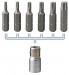 DRAPER EXPERT 7 PIECE DRAPER TX STAR BIT & BIT HOLDER SET
