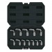 Flexible Crowfoot Socket Wrench Set, 3/8\" Sq. Dr. (12 Piece)