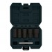 Impact Wheel Nut Socket Set, 1/2\" Sq. Dr. (6 Piece)