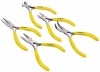 DRAPER DIY Series 5 Piece Mini Pliers Set with Pvc Dipped Handles