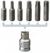 DRAPER EXPERT 7 PIECE 3/8 SQUARE DRIVE DRAPER TX STAR BIT & BIT HOLDER SET