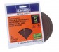 5 X 125MM MEDIUM GRADE ALUMINIUM OXIDE SANDING DISCS