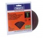 5 X 125MM COARSE GRADE ALUMINIUM OXIDE SANDING DISCS