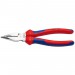 KNIPEX 08 25 185 SB Needle-Nose Combination Pliers with multi-component grips chrome-plated, 185mm