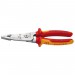 KNIPEX 13 76 200 ME Wire Stripper metric version insulated with multi-component grips, VDE-tested chrome-plated 200mm