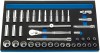 DRAPER 40 Piece 1/2\" Sq. Dr. Metric Socket Set in Eva Foam Insert Tray