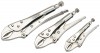 3 PIECE CURVED JAW SELF GRIP PLIERS SET