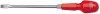 9.5MM X 200MM PLAIN SLOT FLARED TIP CABINET PATTERN SCREWDRIVER