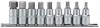 1/2\" Sq. Dr. 55mm Long Metric Hexagonal Socket Bit Set (9 Piece)