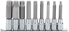 1/2\" Sq. Dr. 100mm Long Draper TX-STAR® Socket Bit Set (9 Piece)