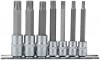 3/8\", 1/2\" Sq. Dr. Ribe®. Socket Bit Set (7 piece)