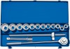 3/4\" Sq. Dr. Metric Socket Set in Metal Case (15 piece)