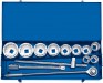 1\" Sq. Dr. Metric Socket Set in Metal case (13 Piece)